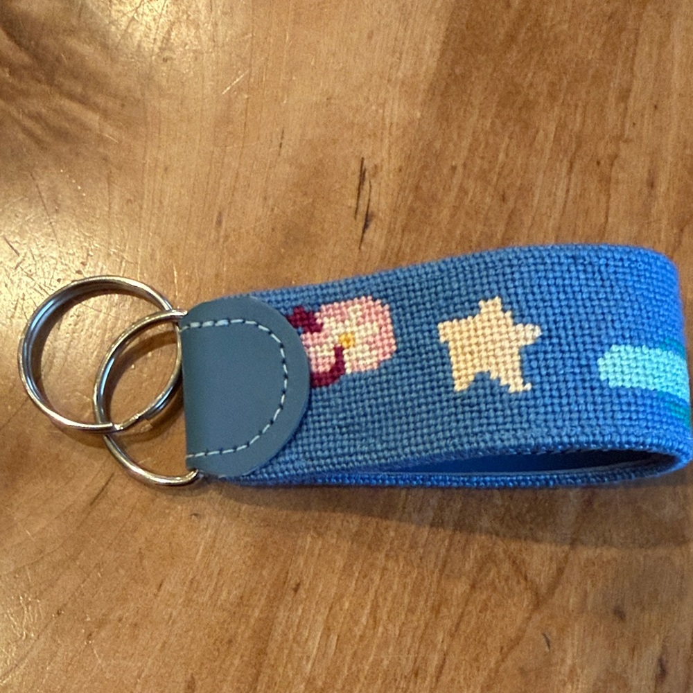Handmade Needlepoint Key Fob